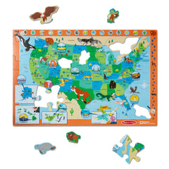 National Parks U.S.A. Map Floor Puzzle – 45 Pieces
