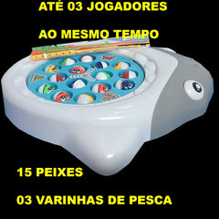 لعبة صيد للأطفال شكل سمكة قرش