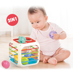 صندوق تطابق الأشكال 2 في 1