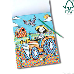 My First Paint with Water - Vehicles