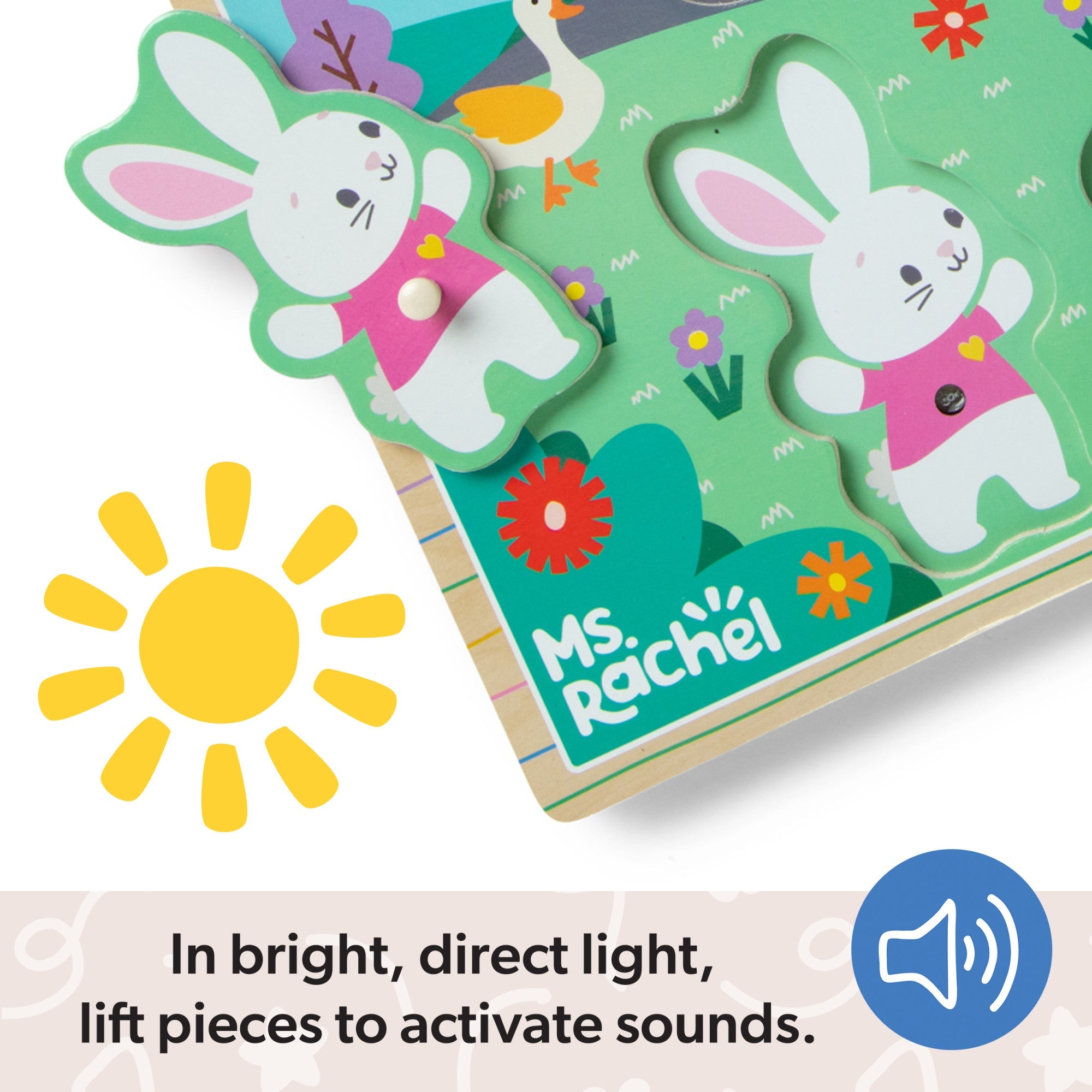 Ms. Rachel™ Wooden Song Puzzle – 6 Pieces