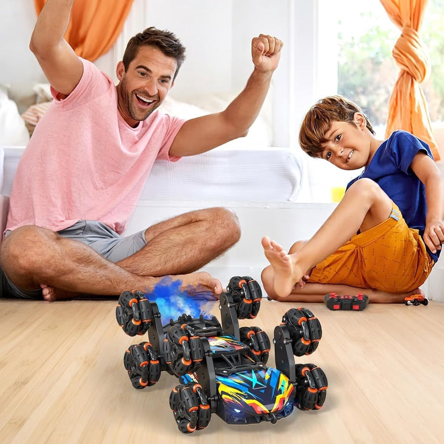 سيارة شبح 6 عجلات ( ريموت وساعة )