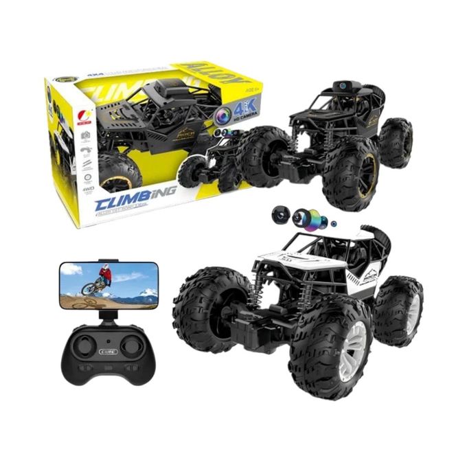 لعبة سيارة بتحكم عن بعد وكاميرا 4K HD