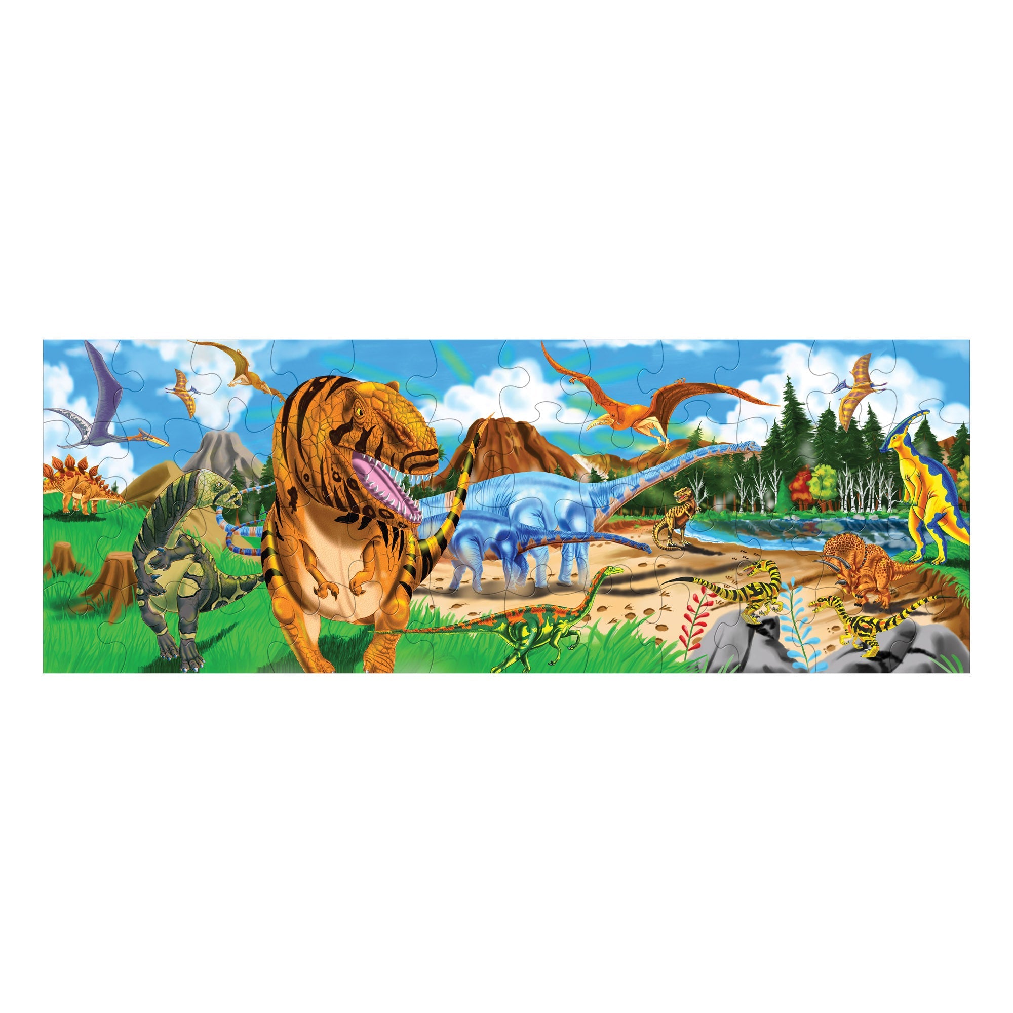 Land of Dinosaurs Floor Puzzle - 48 Pieces