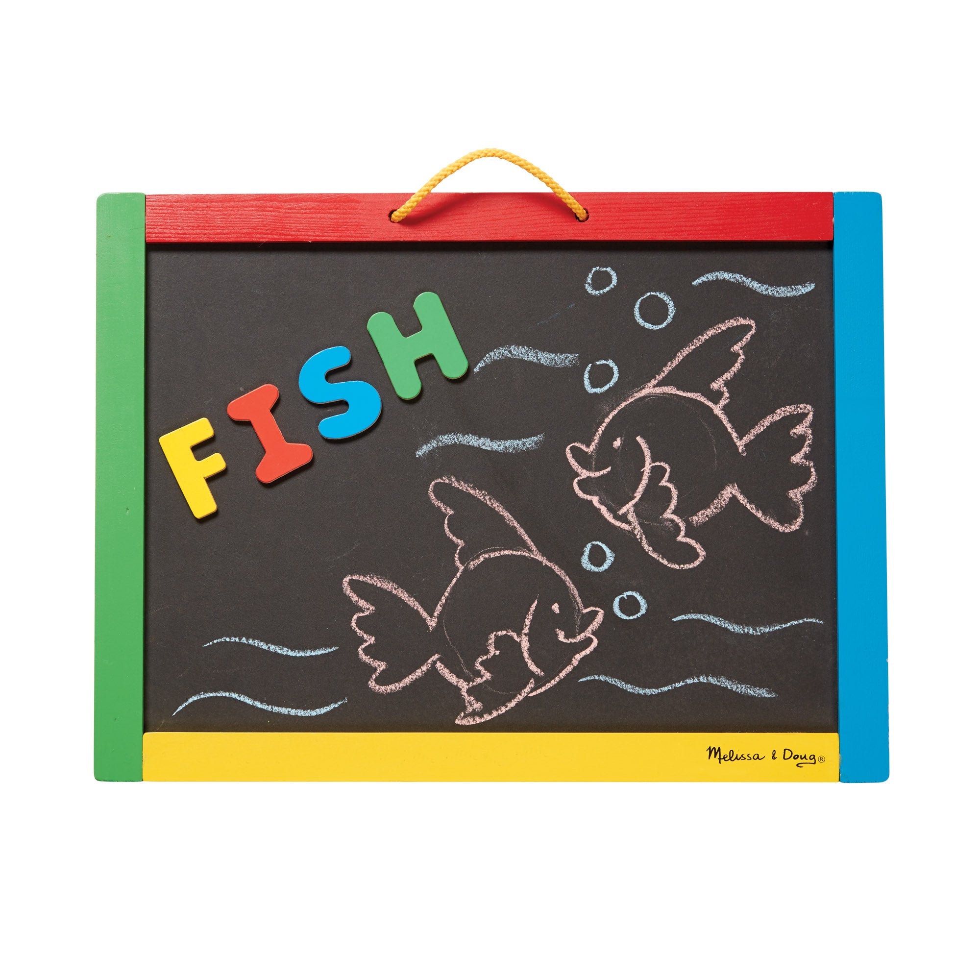 Magnetic Chalkboard & Dry-Erase Board (Uppercase)