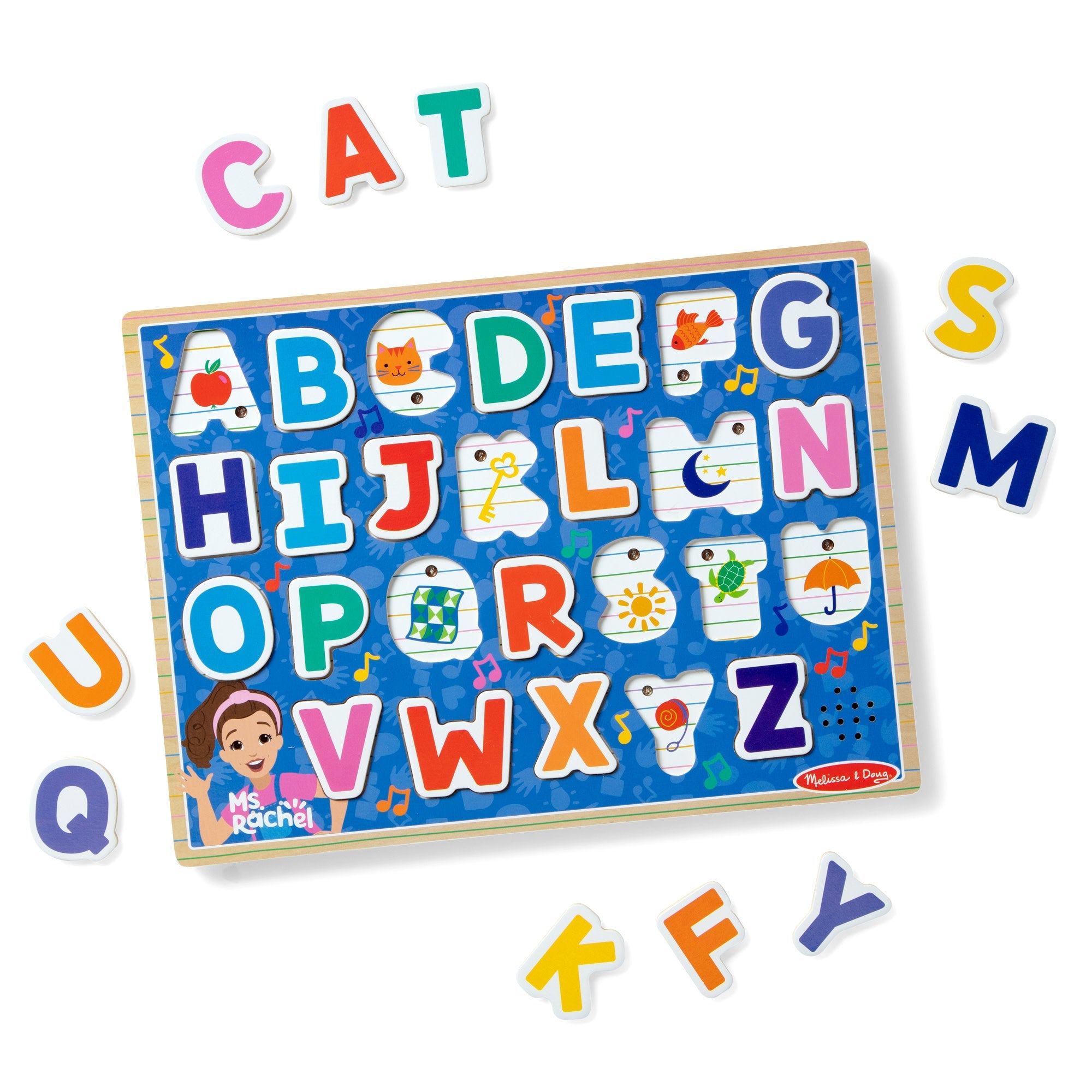 Ms. Rachel™  Wooden Phonics Alphabet Sound Puzzle - 26 Pieces