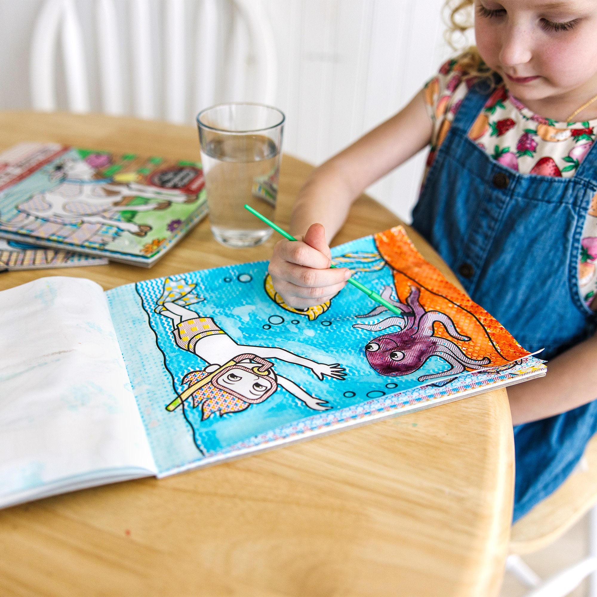 My First Paint with Water 3-Pack: Animals, Vehicles, Multi-Themed