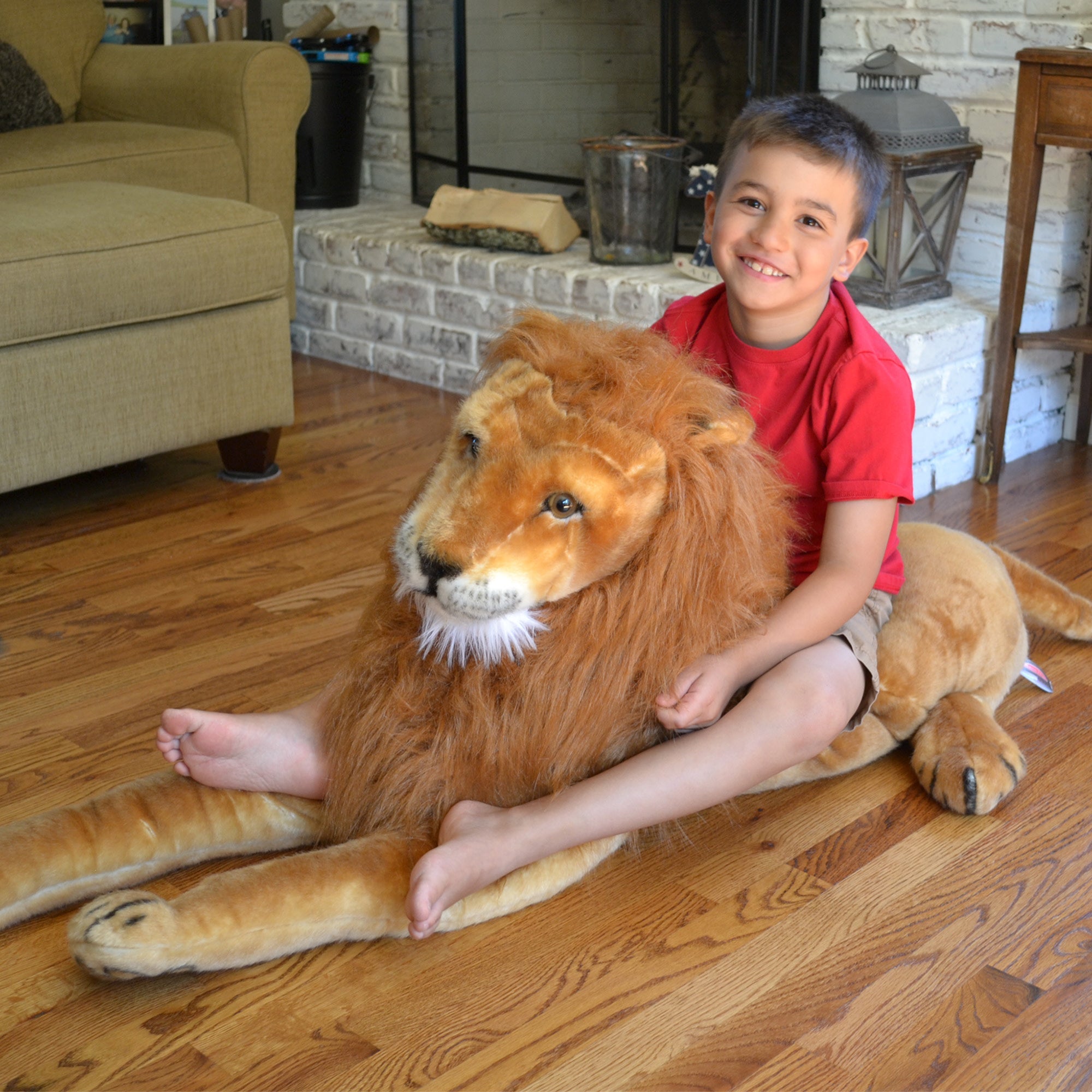 Lion Lifelike Plush Stuffed Animal