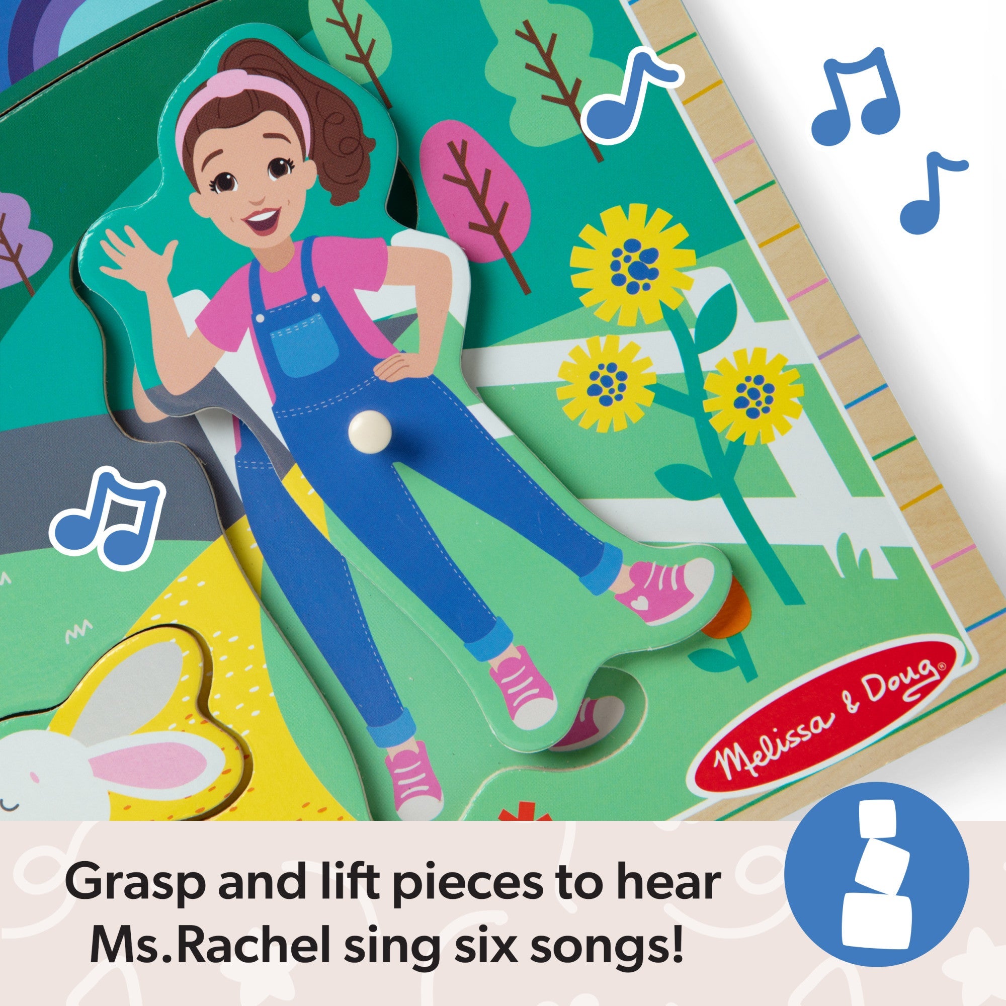 Ms. Rachel™ Wooden Song Puzzle – 6 Pieces