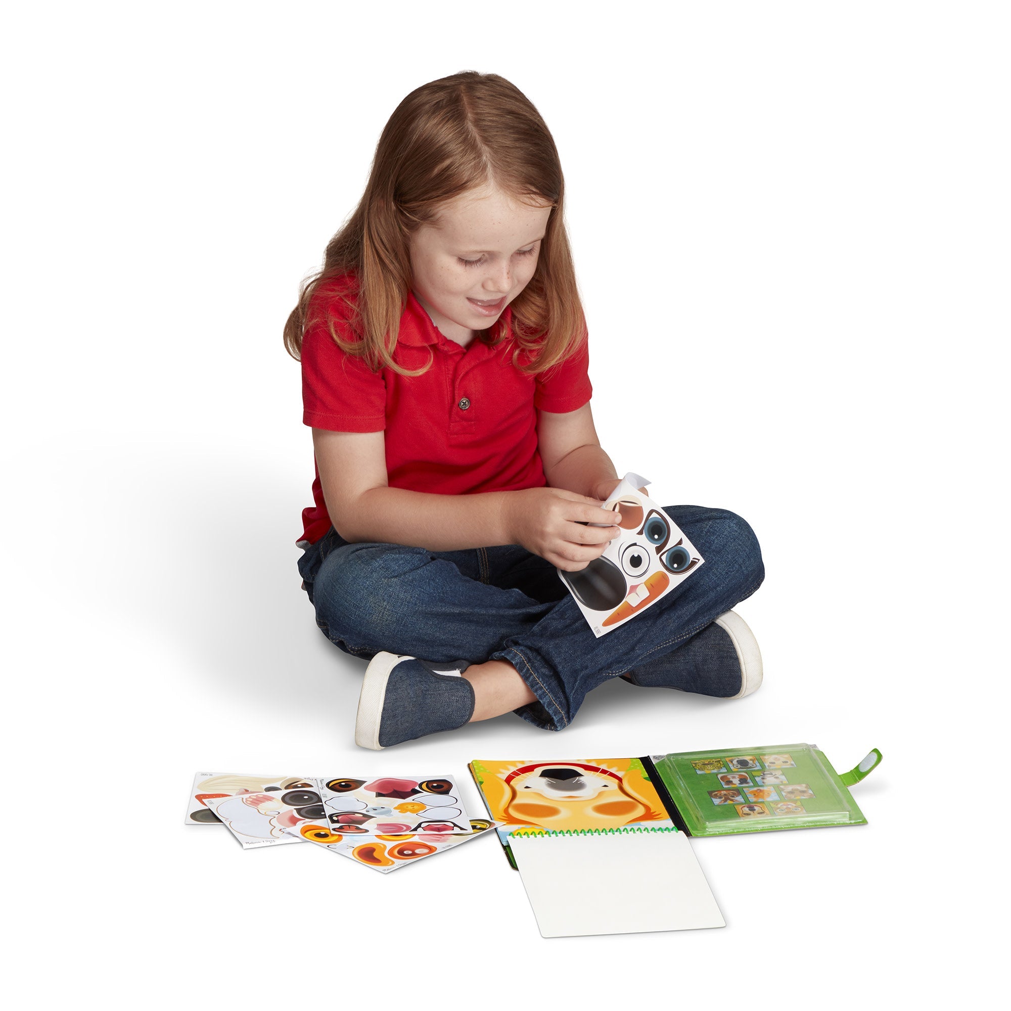 Make-a-Face – Pets Reusable Sticker Pad – On the Go Travel Activity