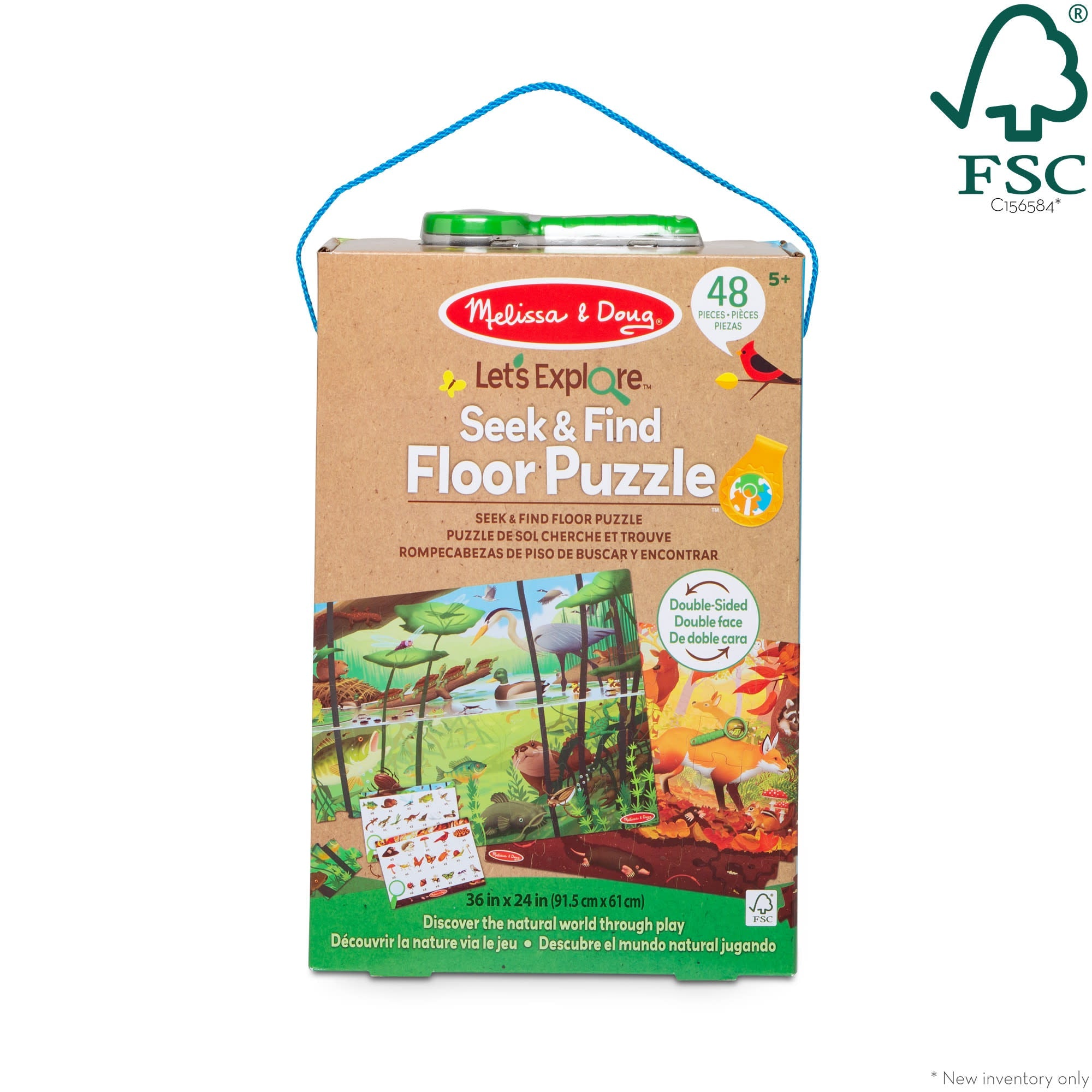 Let's Explore Double-Sided Seek & Find Puzzle