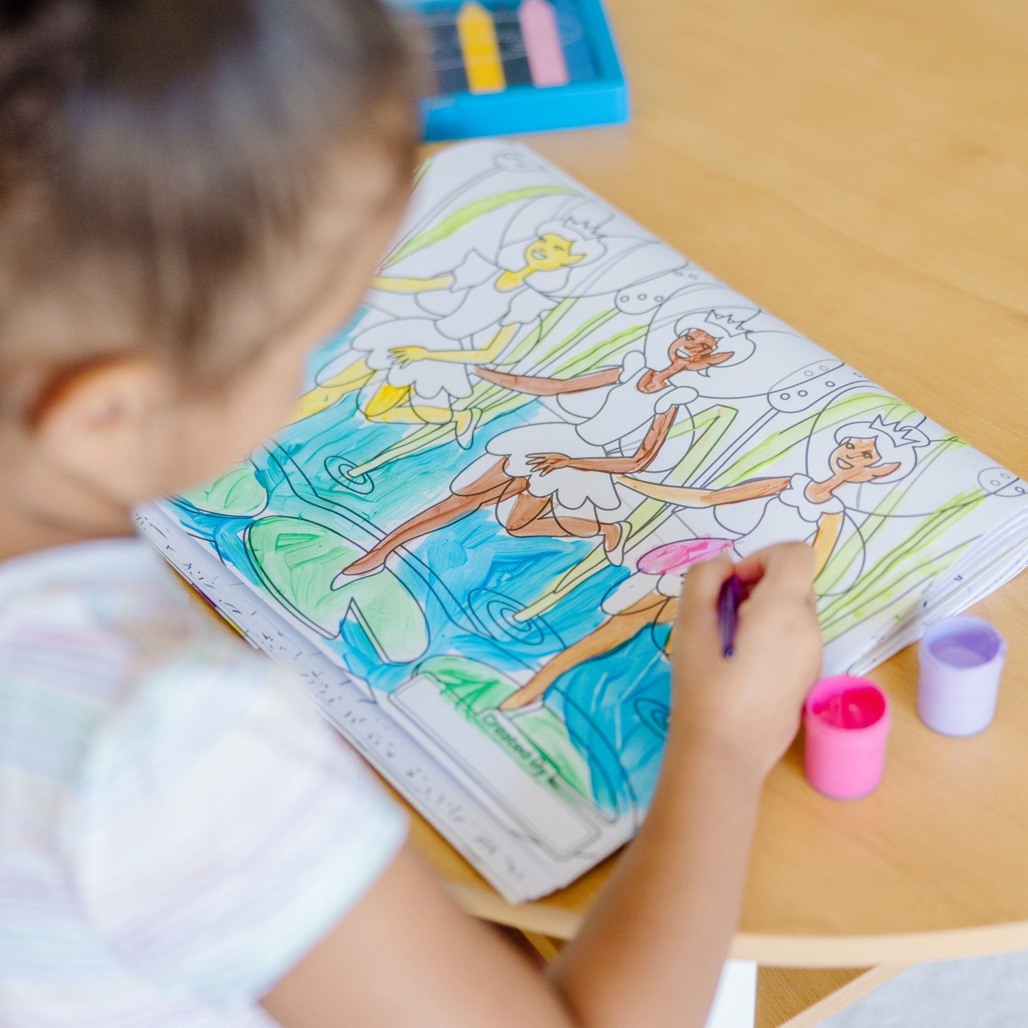 Jumbo Coloring Pad - Princess & Fairy