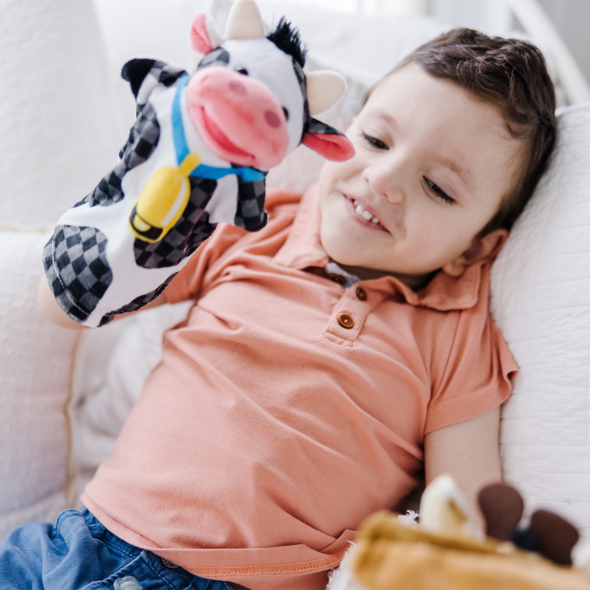 Hand Puppet 2-Pack: Farm Friends, Zoo Friends