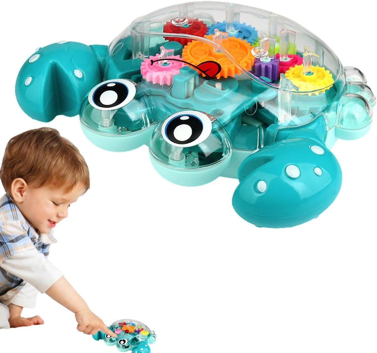 لعبة سلطعون مضيئة شفافة