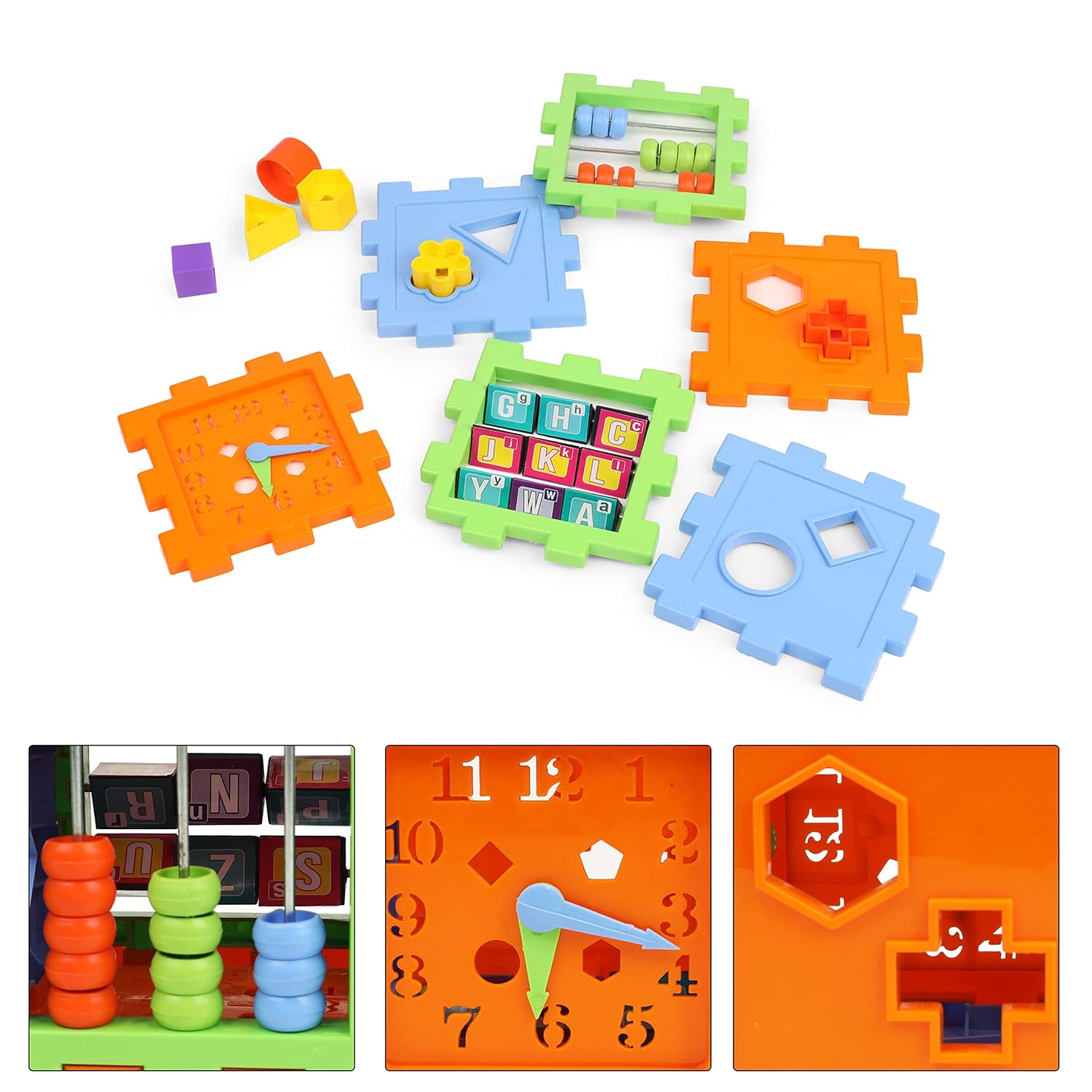 مكعب حروف الذكاء للأطفال 12 في 1