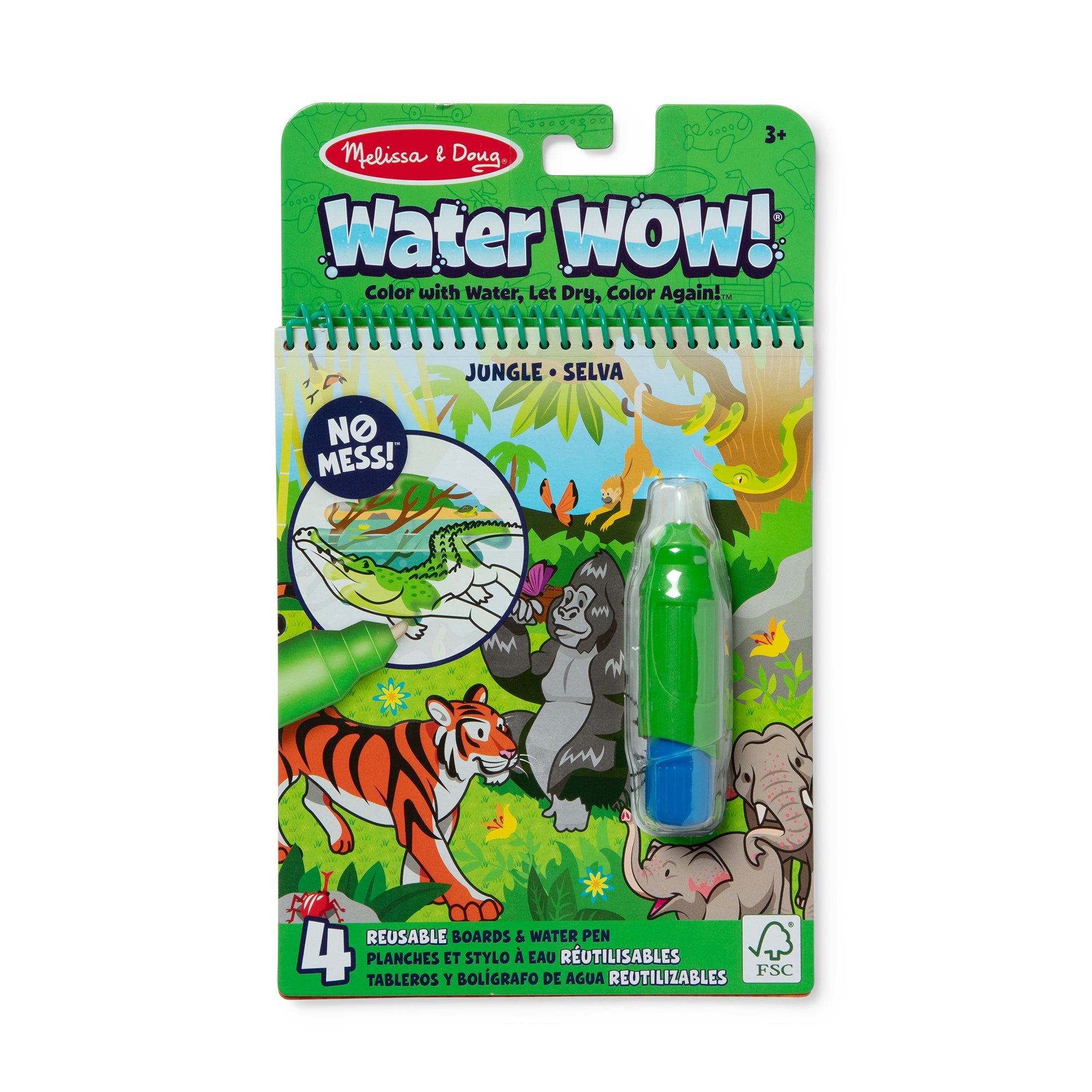 On the Go Water Wow! Water-Reveal Pad – Jungle