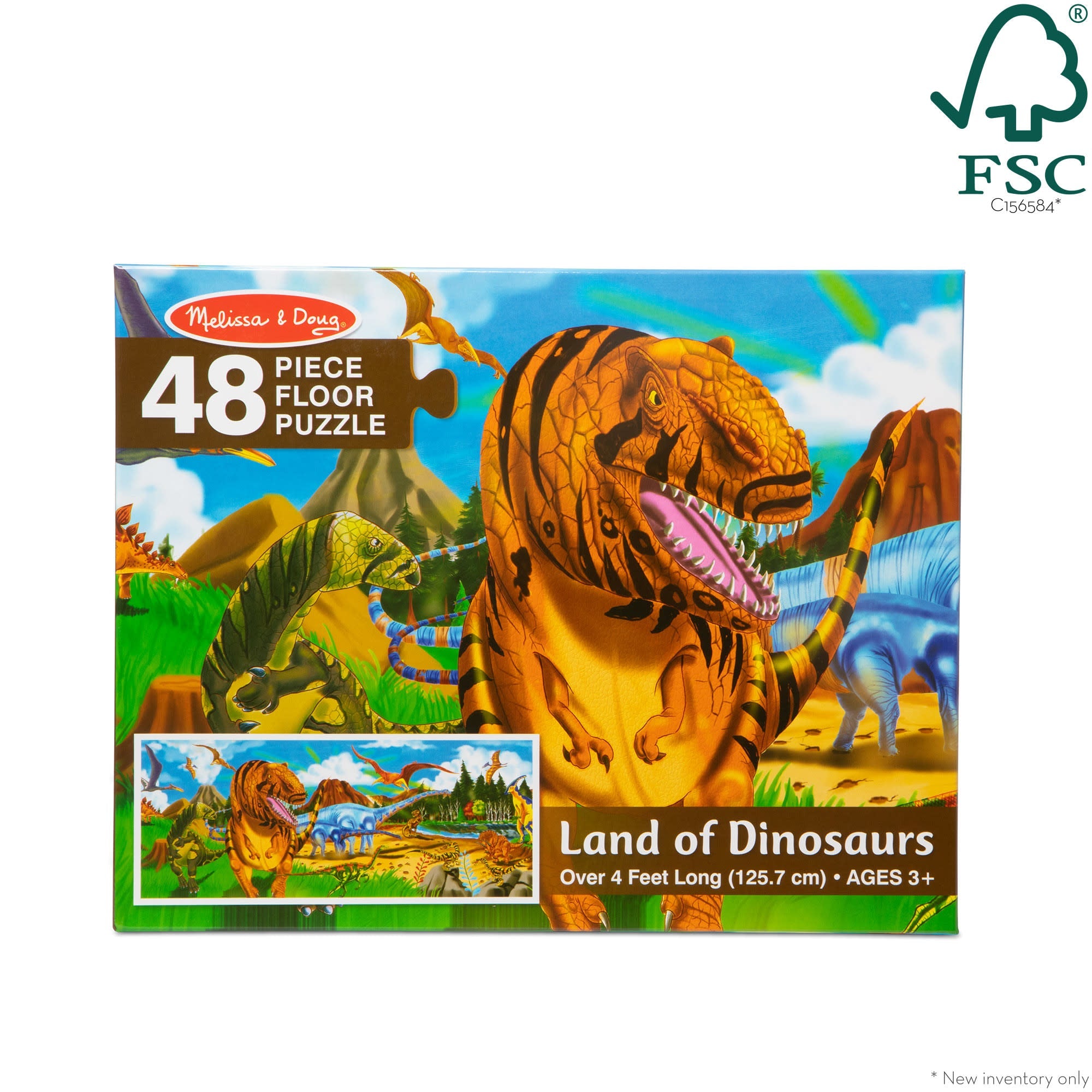 Land of Dinosaurs Floor Puzzle - 48 Pieces