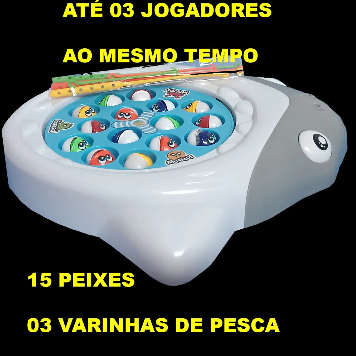 لعبة صيد للأطفال شكل سمكة قرش