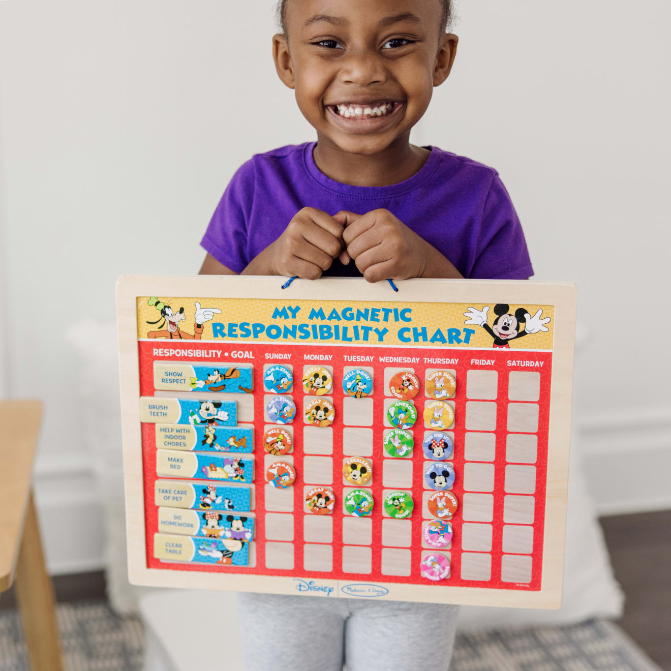 Mickey Mouse My Magnetic Responsibility Chart