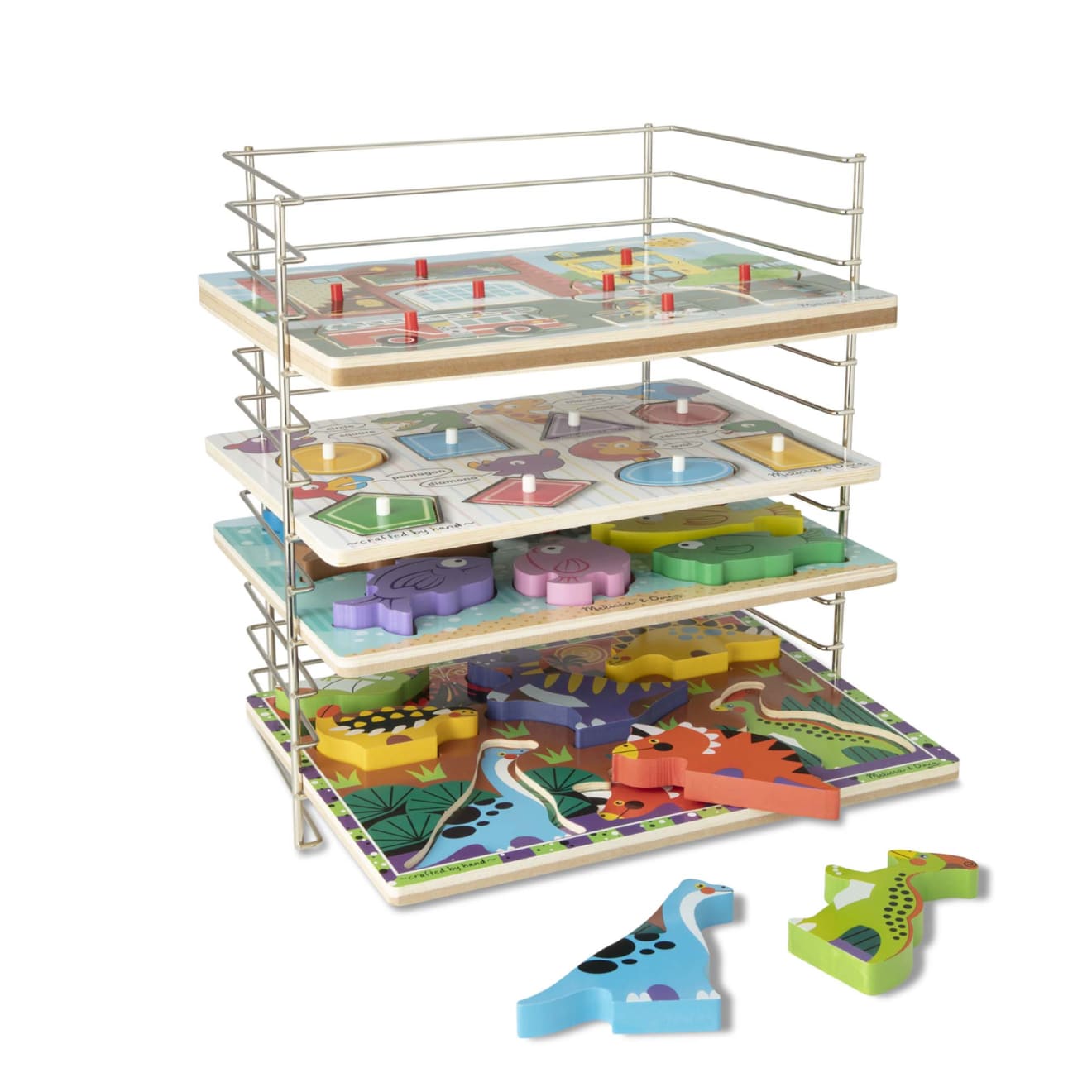 Multi-Fit Wire Puzzle Rack