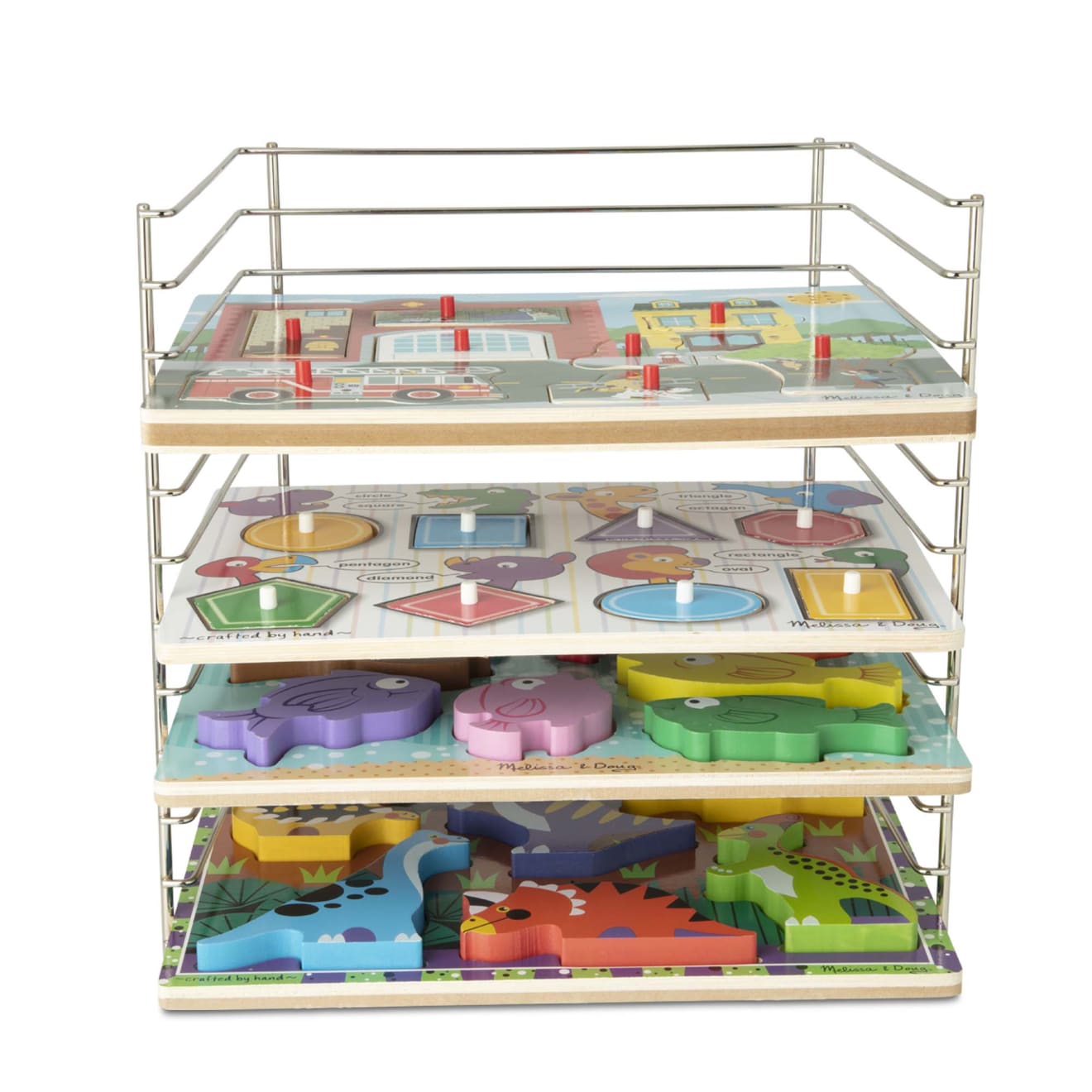 Multi-Fit Wire Puzzle Rack