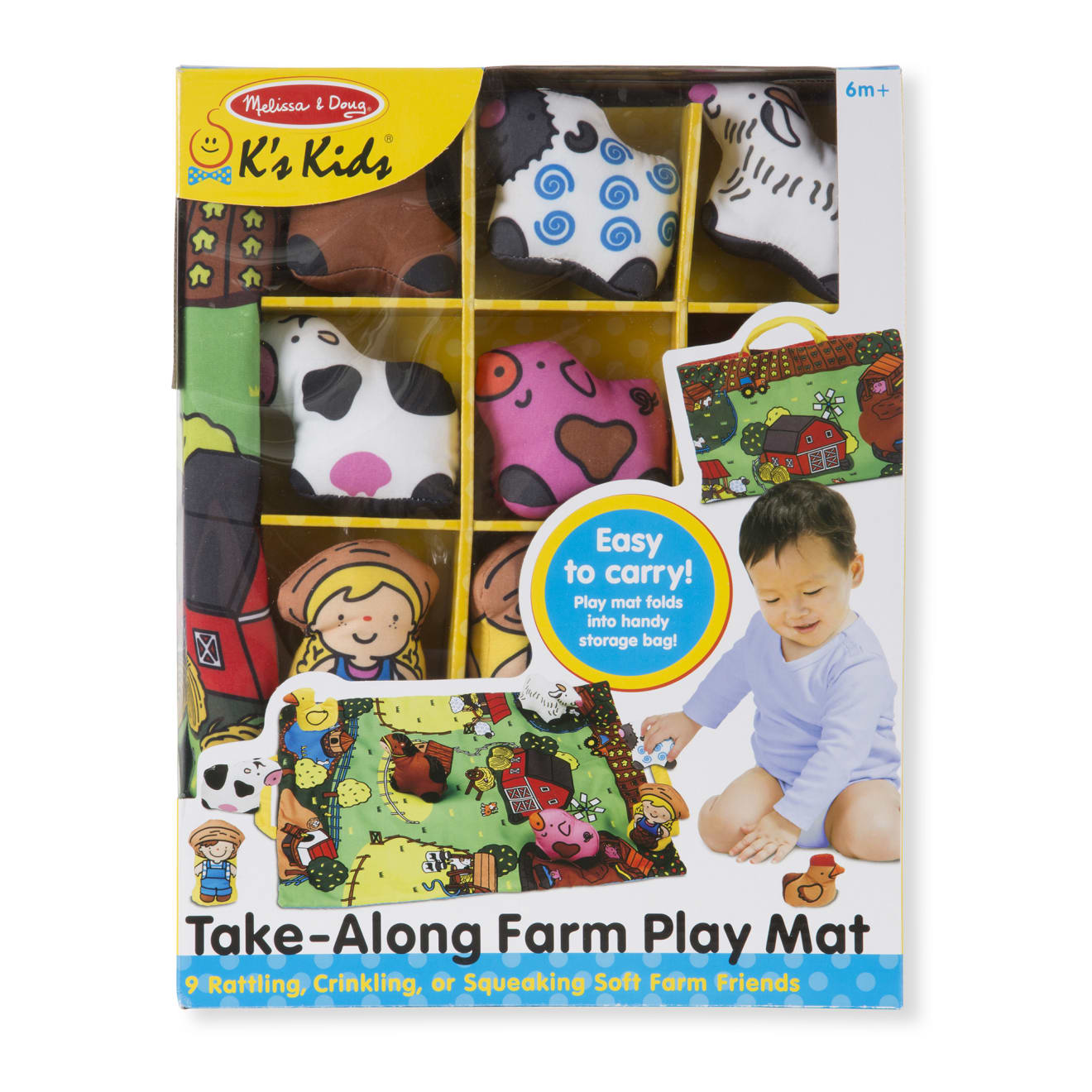 K’s Kids Take-Along Farm Play Mat