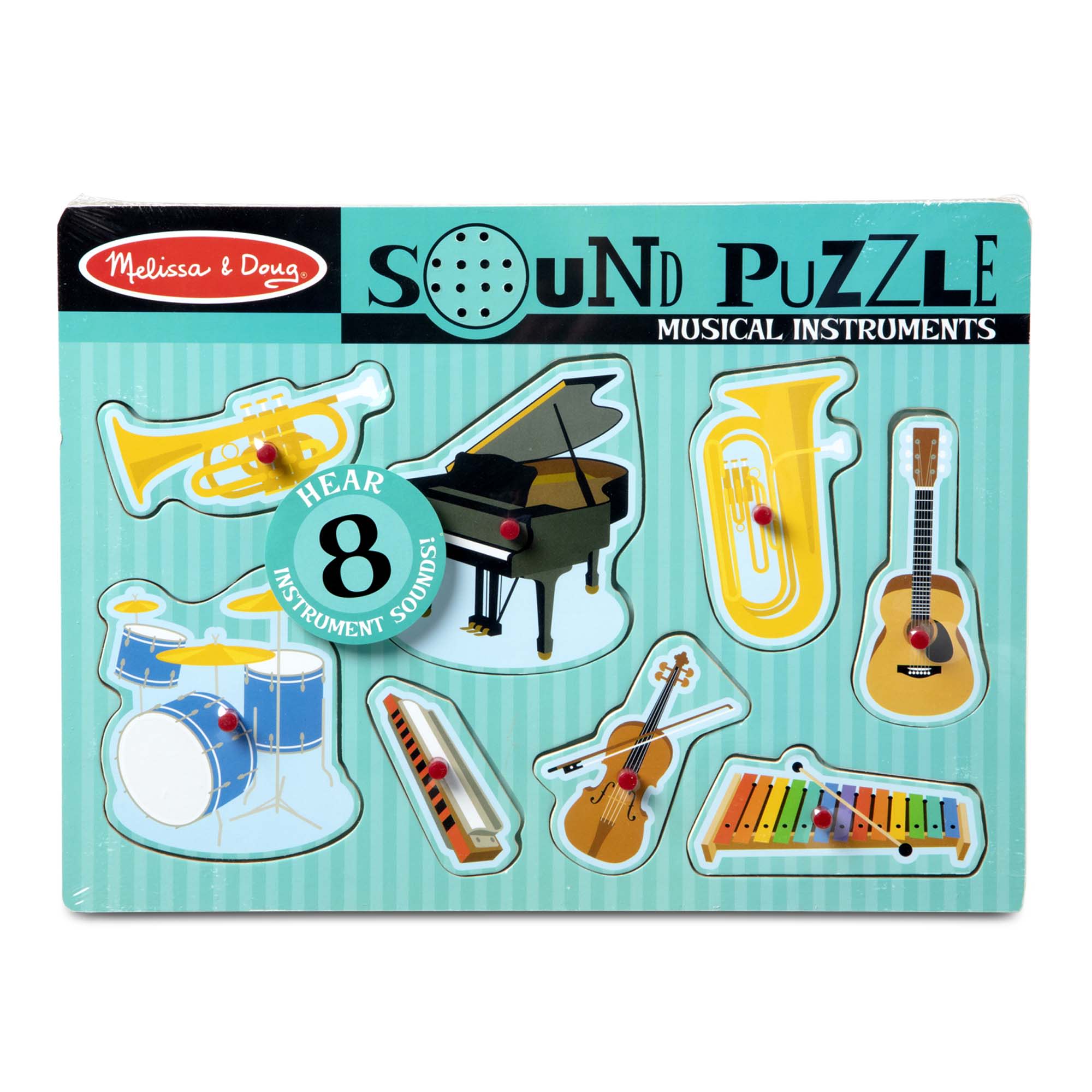 Musical Instruments Sound Puzzle - 8 Pieces