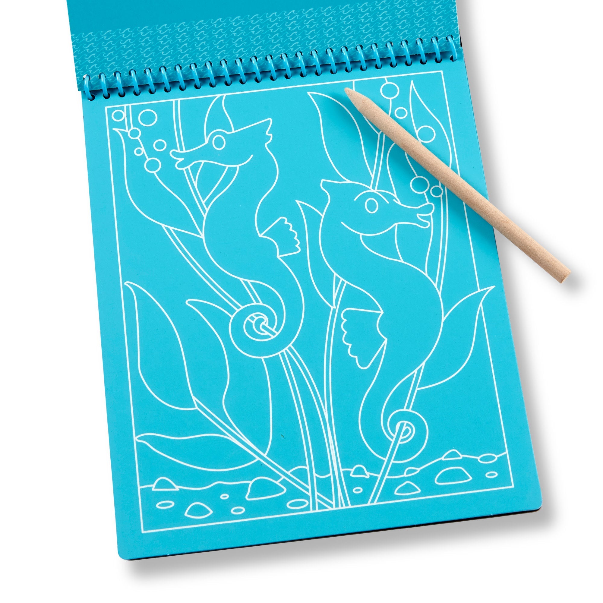On the Go Scratch Art Color-Reveal Pad -  Sea Life