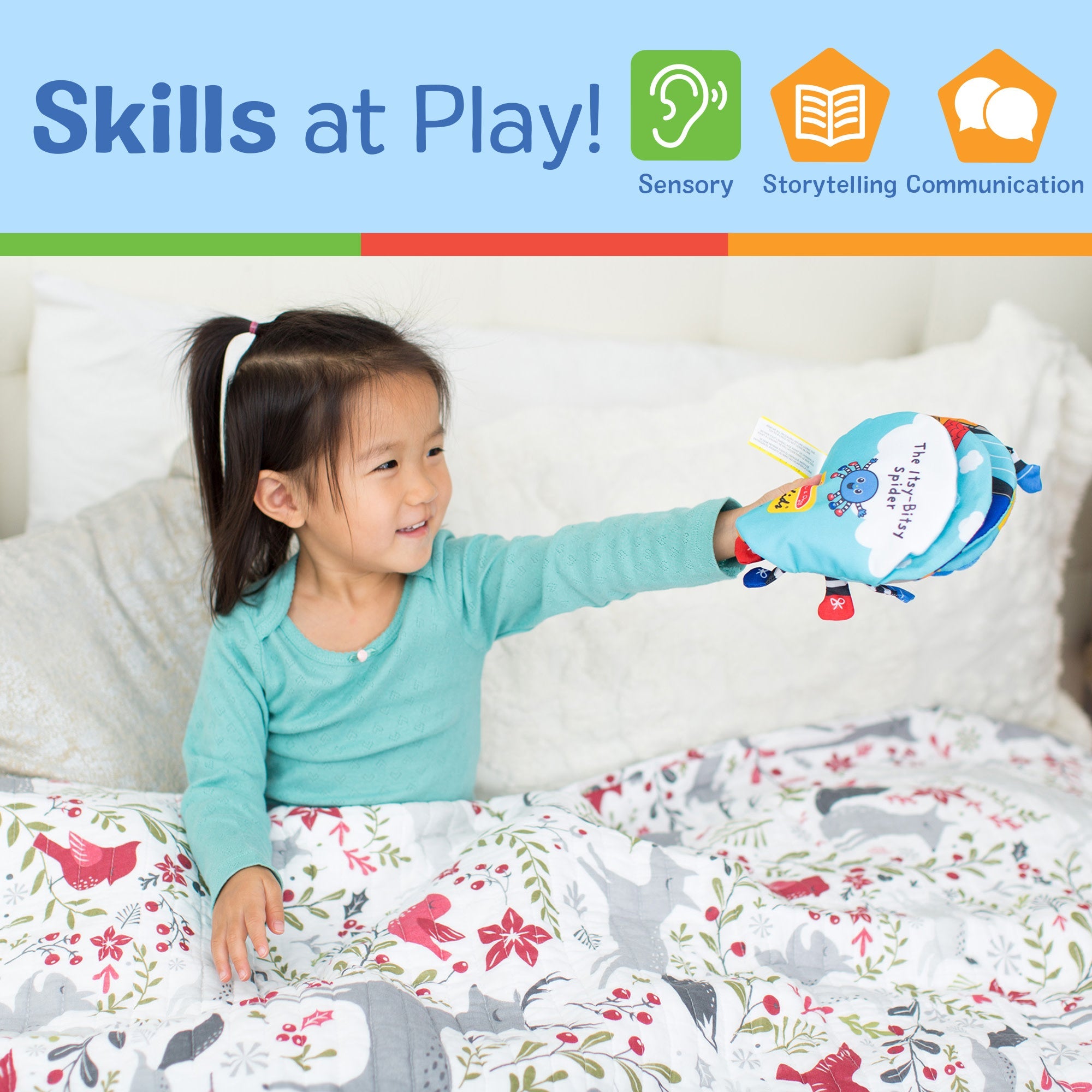 K's Kids Itsy-Bitsy Spider Soft Activity Book