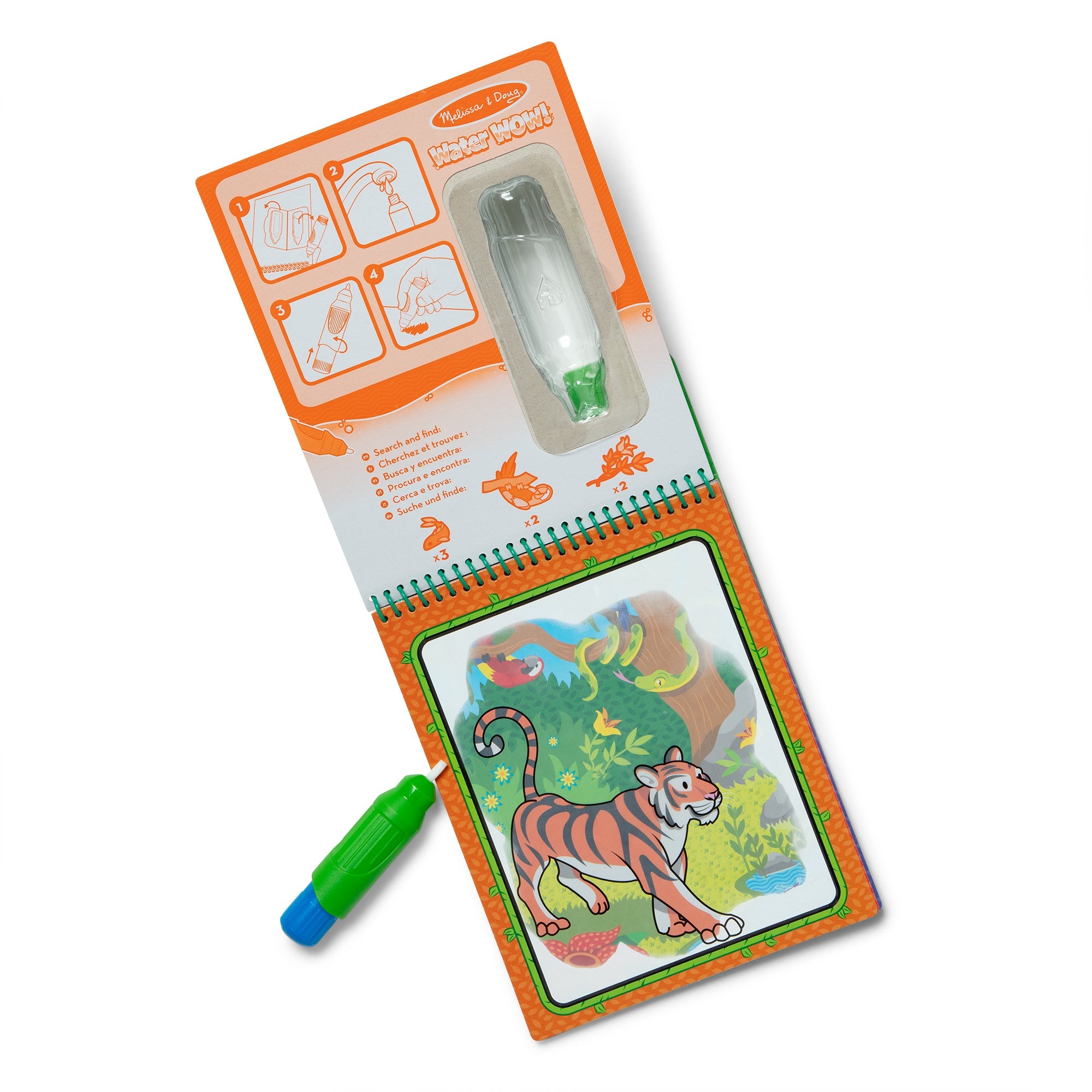 On the Go Water Wow! Water-Reveal Pad – Jungle