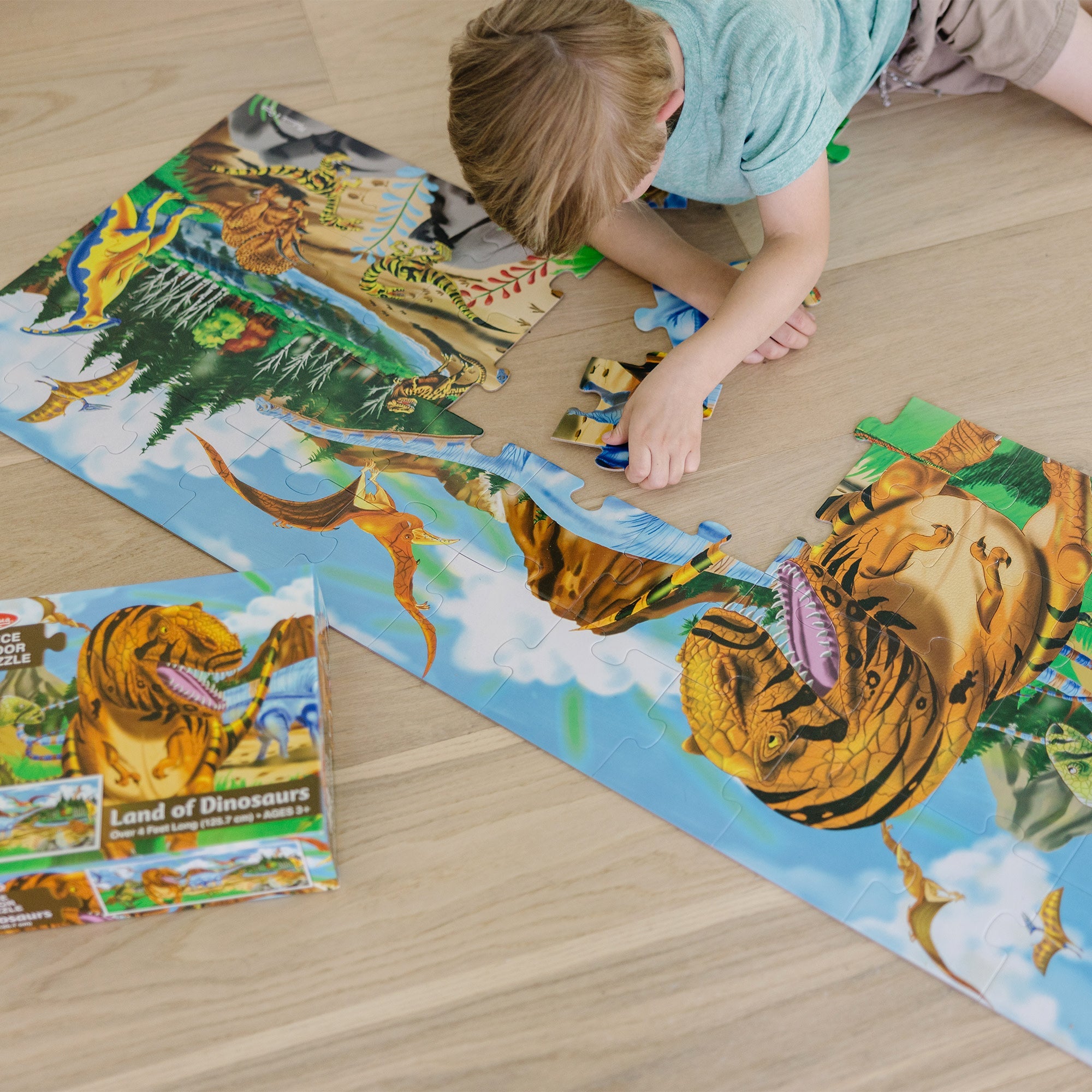 Land of Dinosaurs Floor Puzzle - 48 Pieces