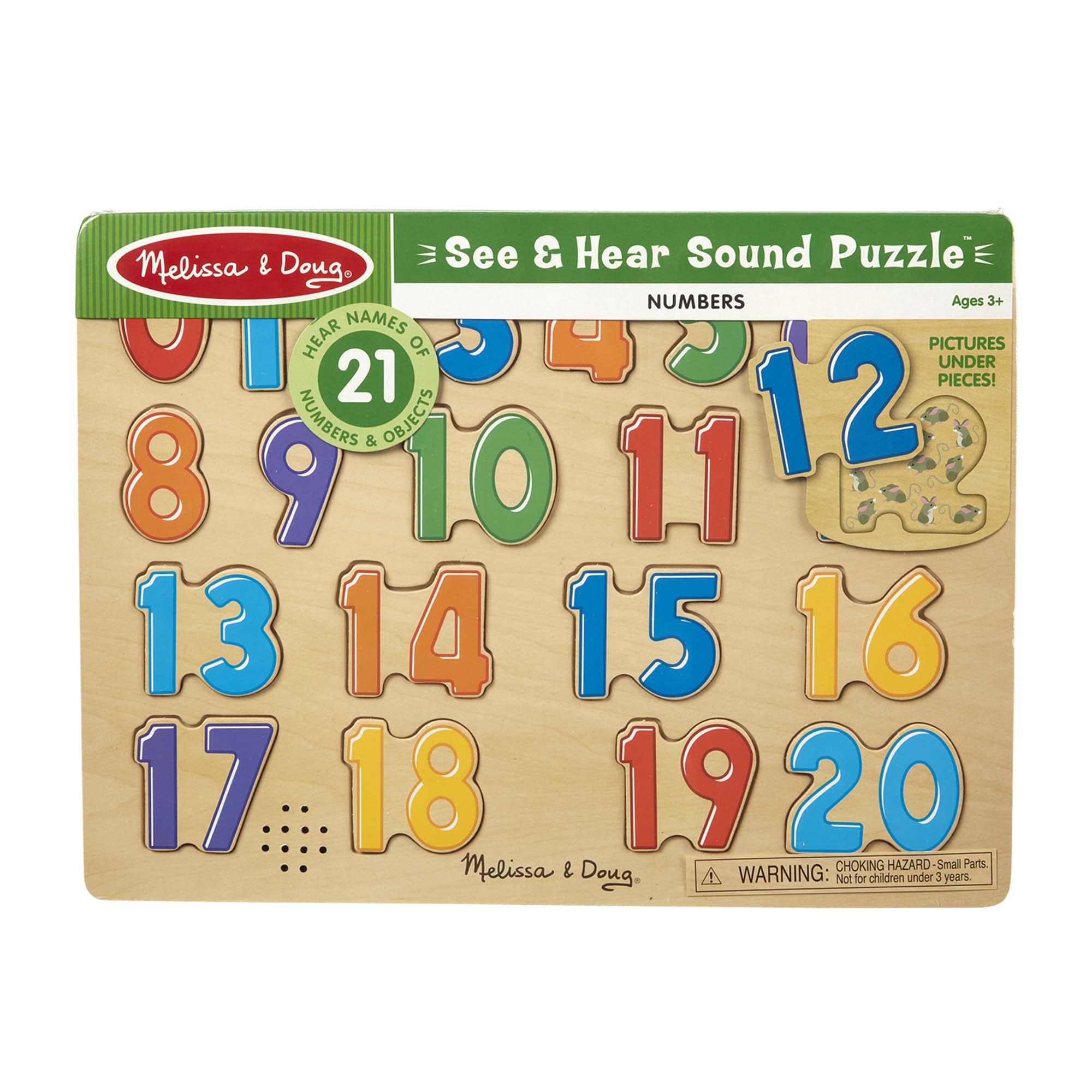 Numbers Sound Puzzle - 21 Pieces